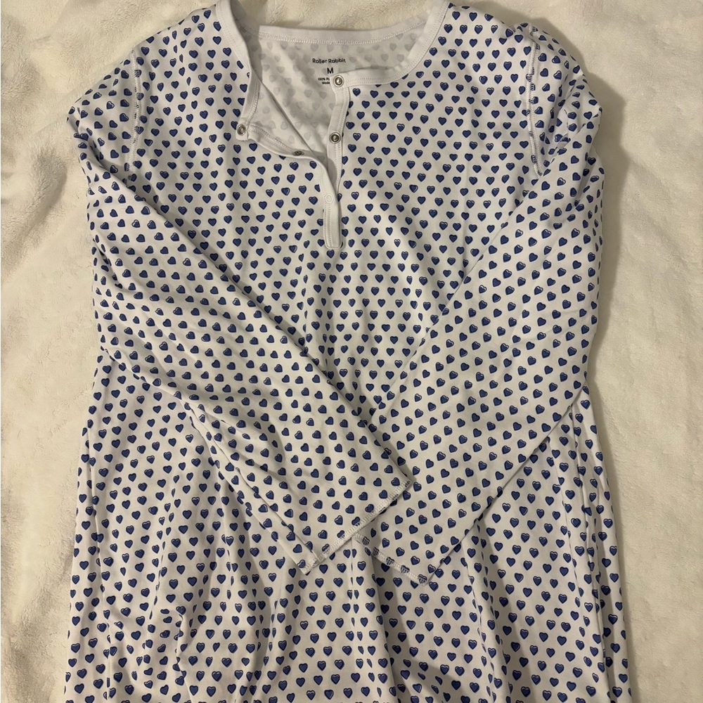 roller rabbit pajama top
